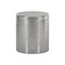 Stainless Steel Vanity Jar | Stylish Storage for Cotton Swabs,Sponges & Bath Salts | Decorative Canister for Bathroom,Bedroom | Shiny/Hammered Finish